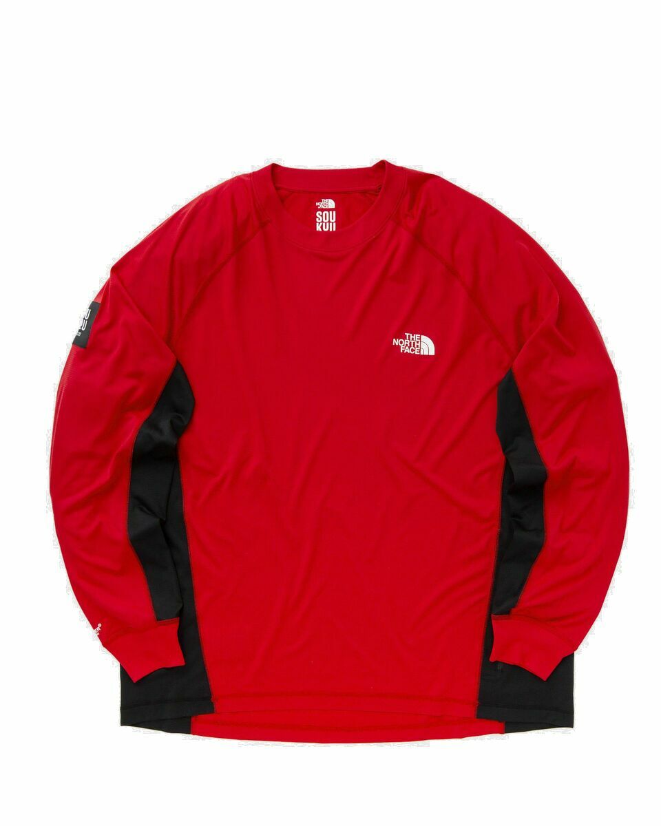 Photo: The North Face X Undercover Trail Run L/S Tee Red - Mens - Longsleeves