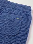 Polo Ralph Lauren - Tapered Waffle-Knit Cashmere Sweatpants - Blue