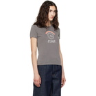 Marni Gray Cotton Sunshine Print T-shirt