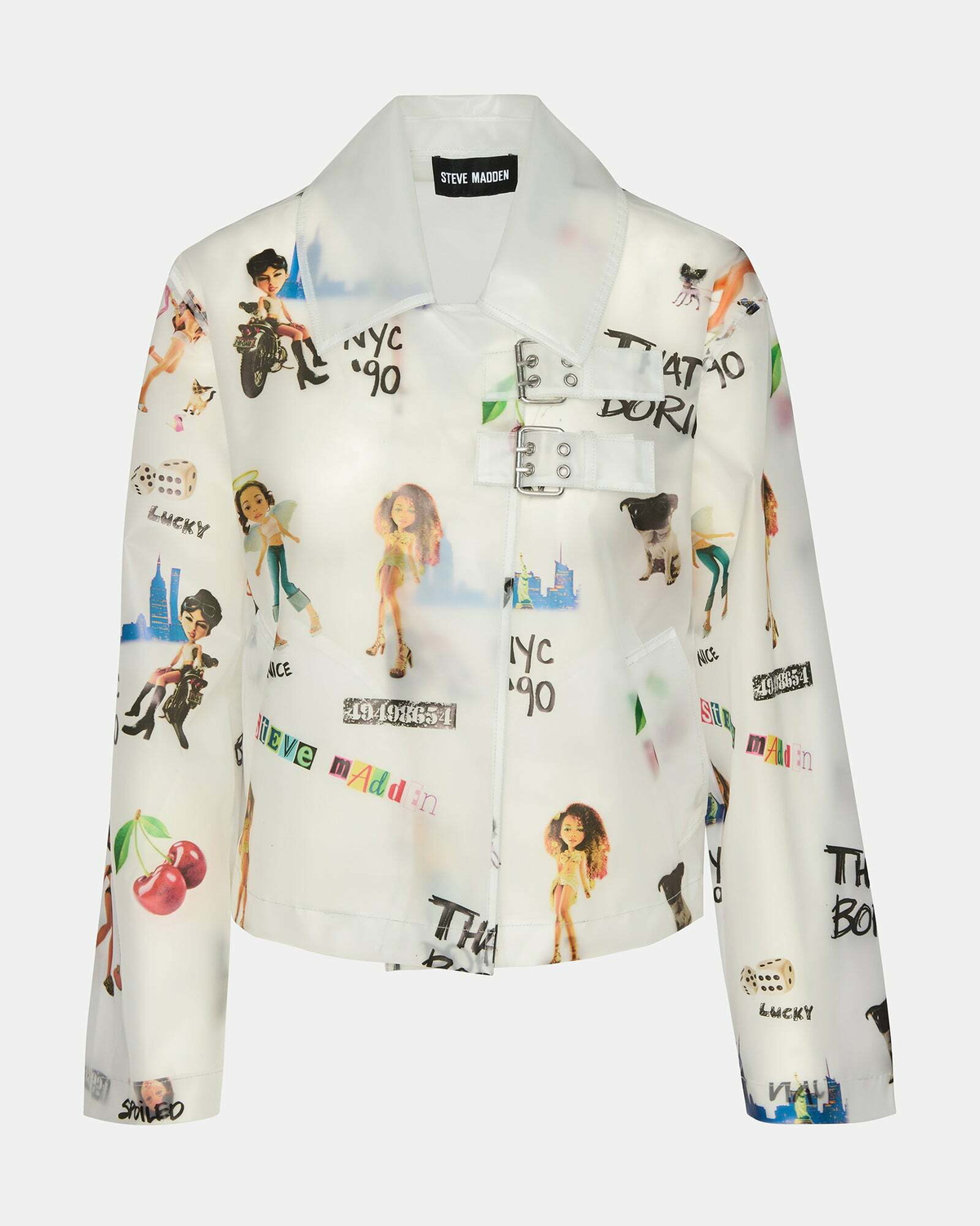 Steve Madden Tove Long Sleeve Top in Multicolor