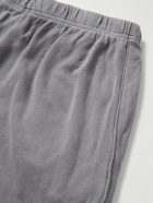 Les Tien - Lounge Slim-Fit Garment-Dyed Cotton-Jersey Sweatpants - Purple
