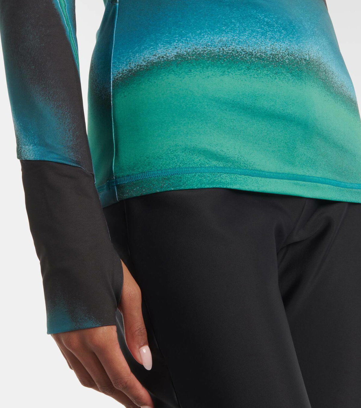 Aztech Mountain Next to Skin printed ski top