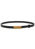 Khaite Empire Leather Belt Black