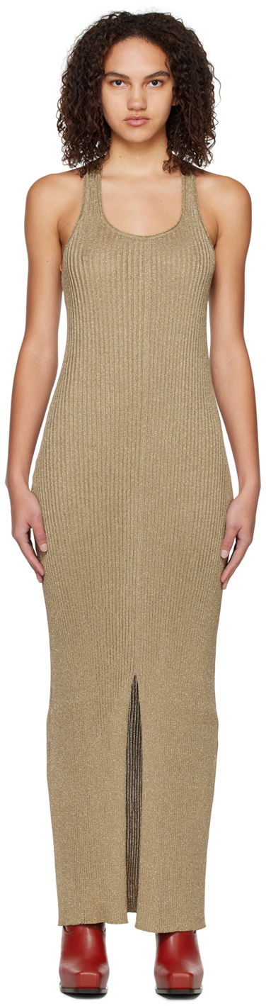green emerald velvet dress Milly Colette Gold Dot Sequin Mini Dress - Gold main image 0