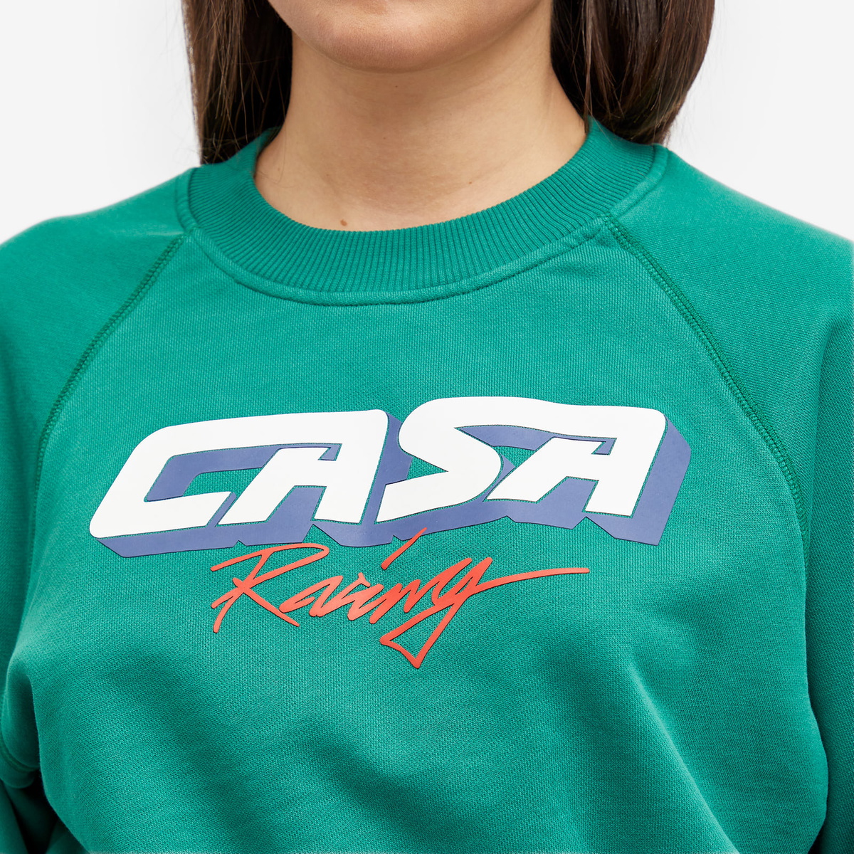 Casablanca Women's Cropped Sweat in Casa Racing