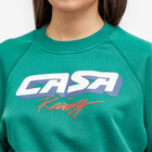 Casablanca Women's Cropped Sweat in Casa Racing