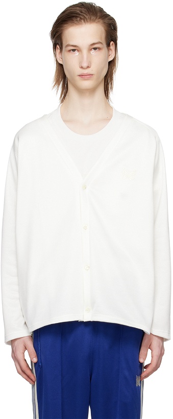 Photo: NEEDLES White Buttoned Cardigan