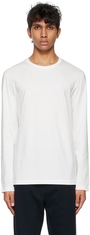 Photo: The Row White Leon Long Sleeve T-Shirt