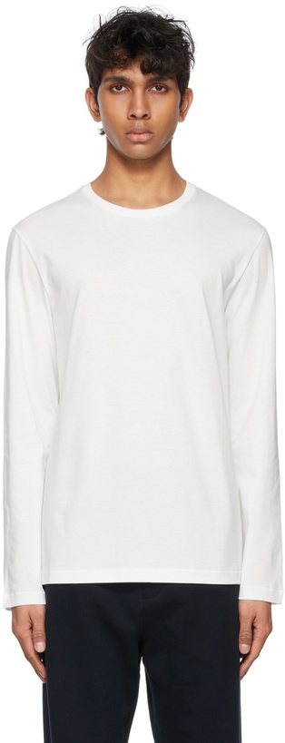 Photo: The Row White Leon Long Sleeve T-Shirt