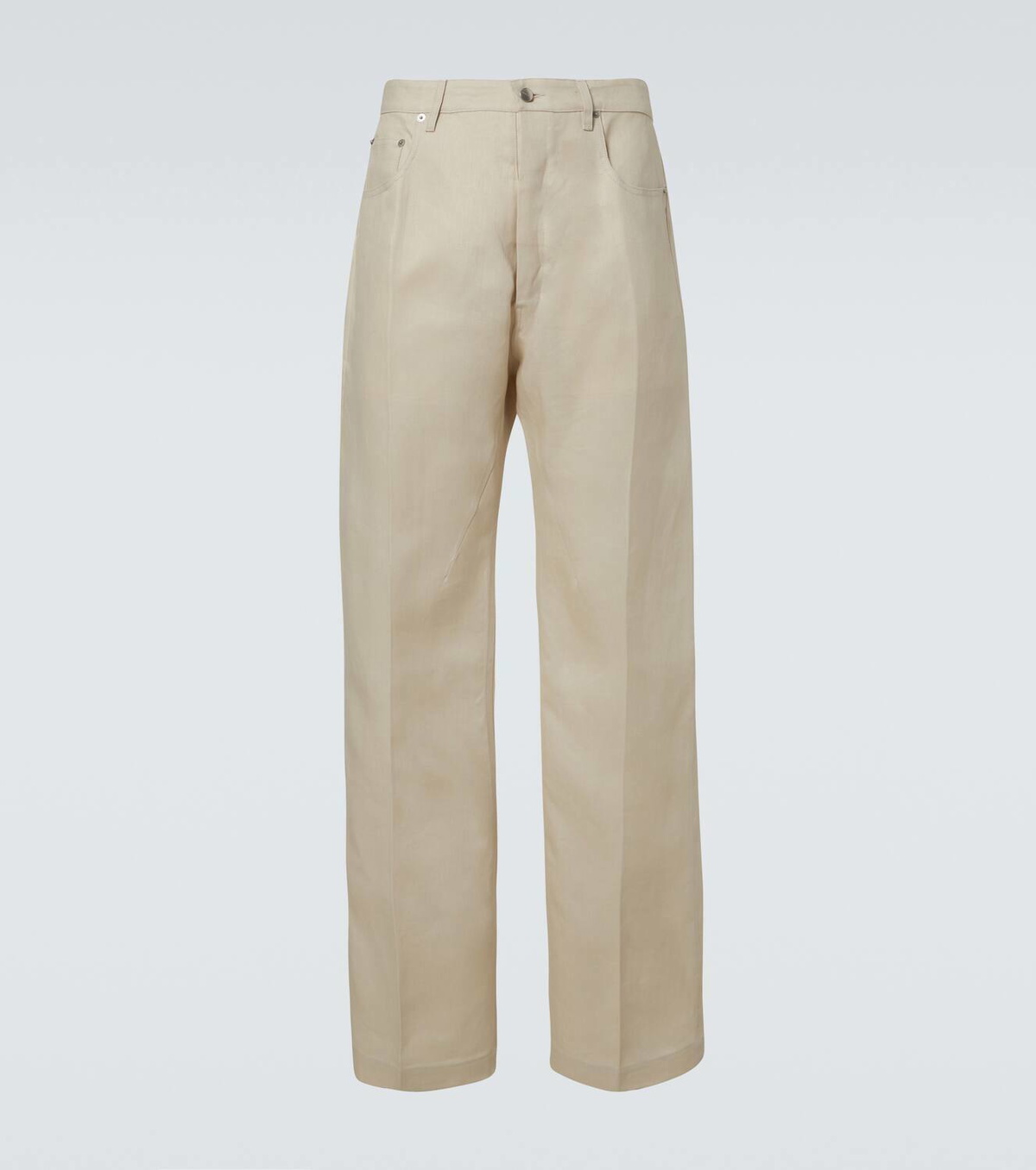 Rick Owens Geth linen twill wide-leg pants Rick Owens