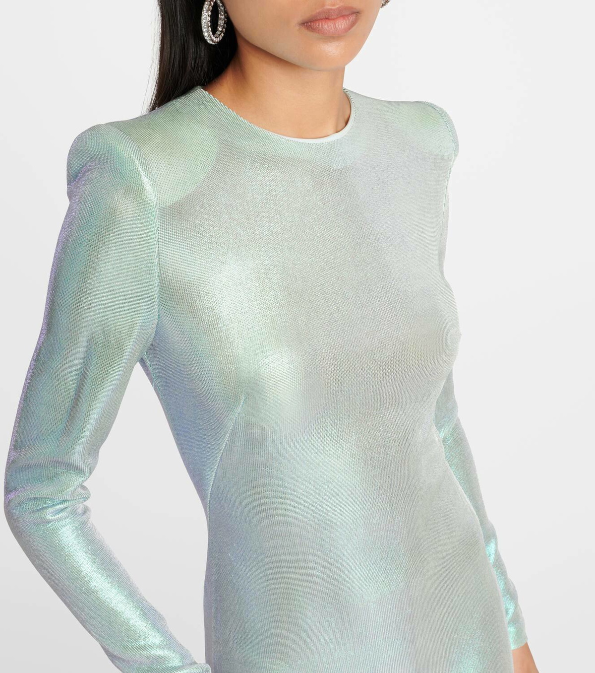 Galvan Frieze jersey gown