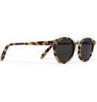 Kingsman - Cutler and Gross Round-Frame Tortoiseshell Acetate and Silver-Tone Metal Sunglasses - Tortoiseshell