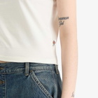Dickies Women's Lewistown Ringer T-Shirt in Egret