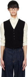 Guest in Residence Black Tailored Vest