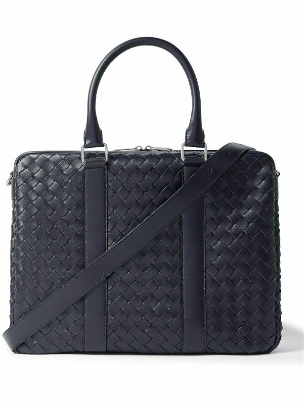 Photo: Bottega Veneta - Avenue Intrecciato Leather Briefcase