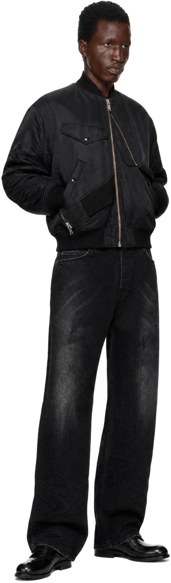 UNDERCOVER Black UP2F9201 Bomber Jacket