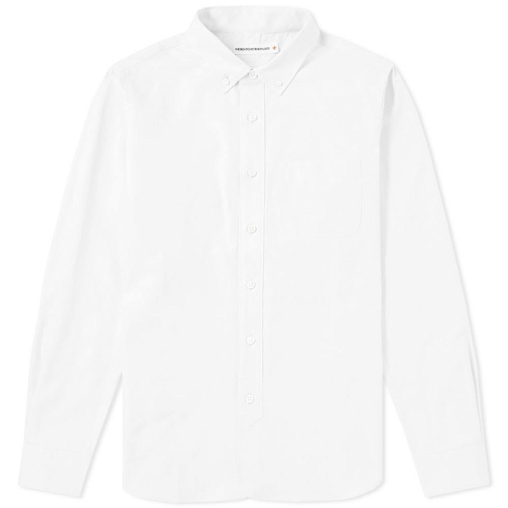 Photo: Head Porter Plus Oxford Shirt White