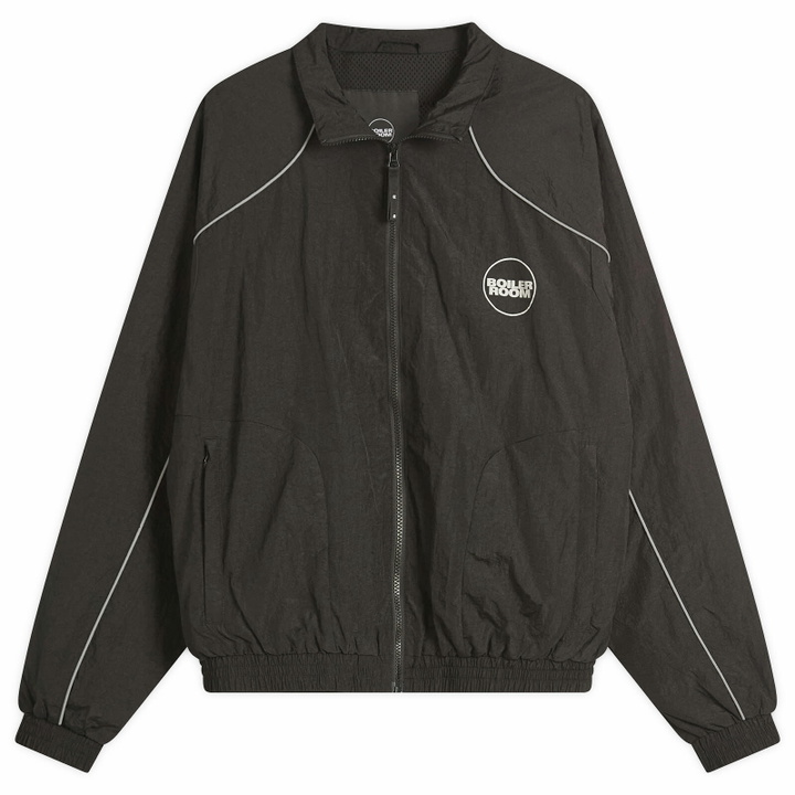 Photo: Boiler Room Men's Shell Track Jacket in Black