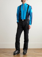 Bogner - Curt Slim-Fit Belted Logo-Print Ski Pants - Black
