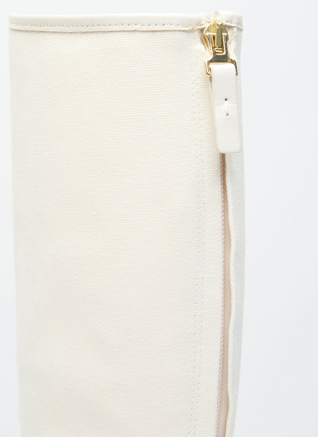 Max Mara Canvas Lace-Up Boots