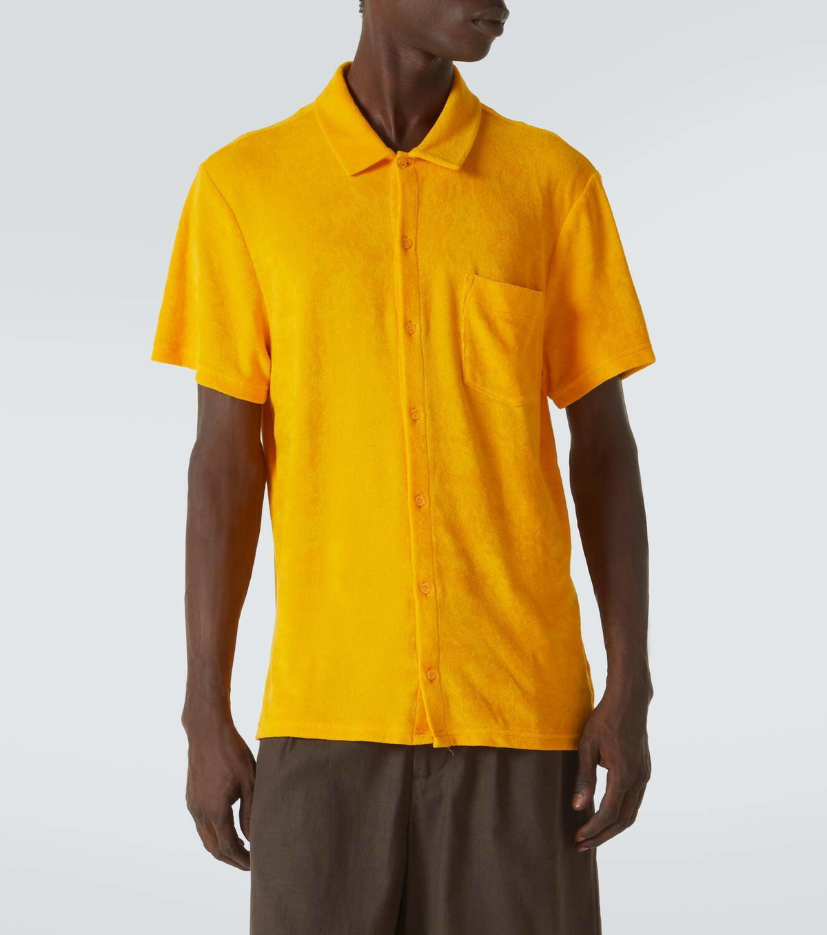 Vilebrequin Charli cotton-blend bowling shirt