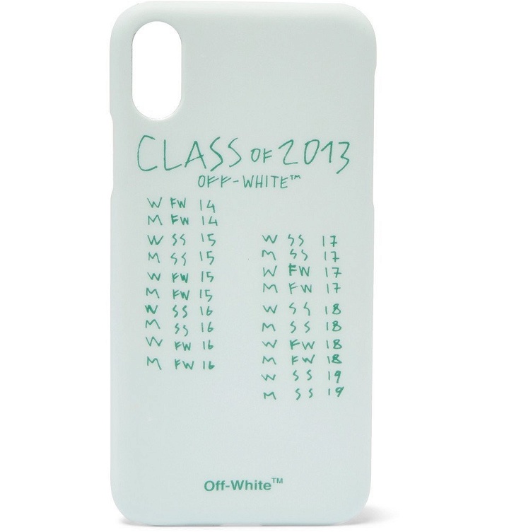 Photo: Off-White - Printed IPhone X Case - Men - Green