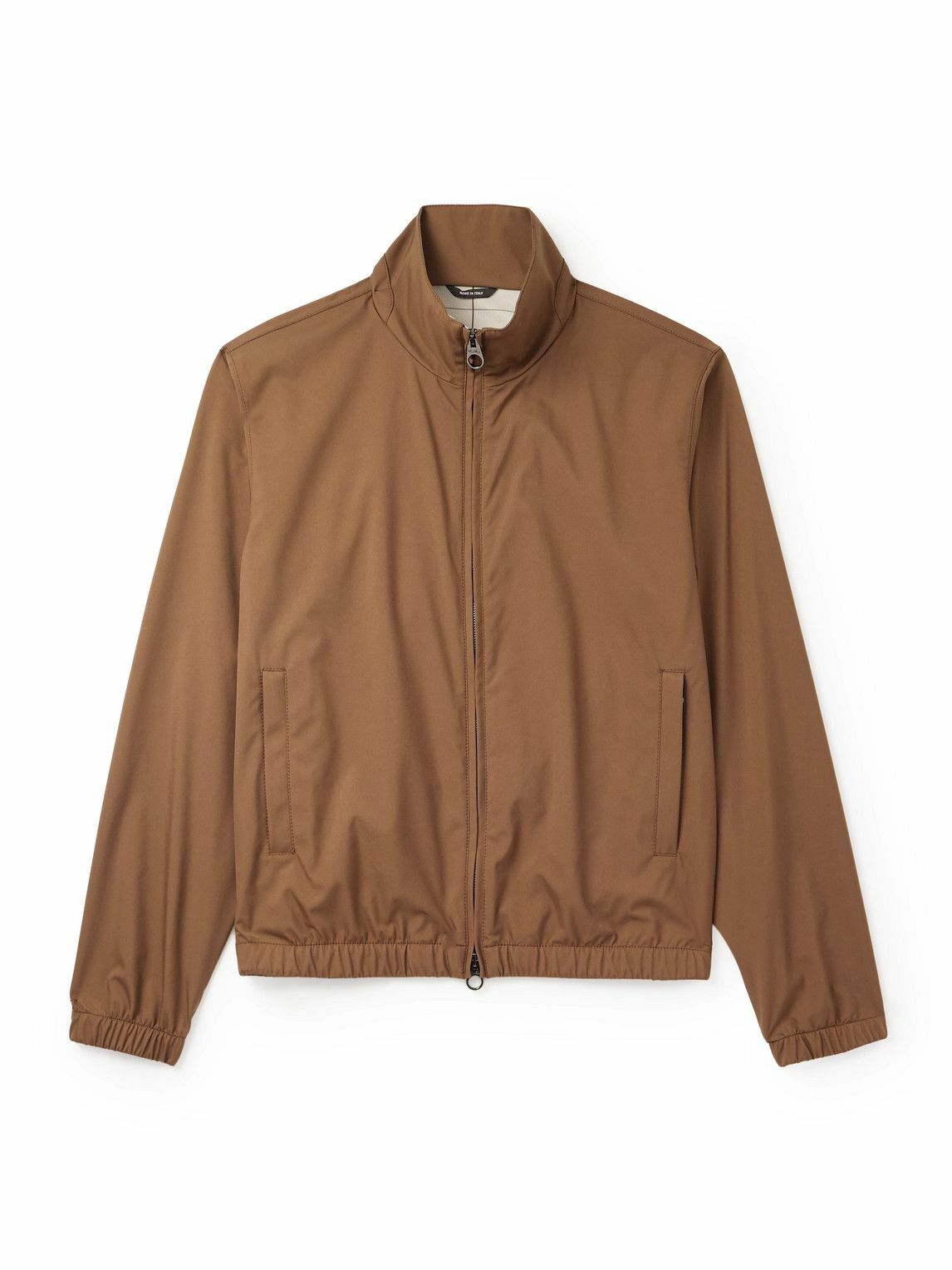 Loro Piana - Leather Bomber Jacket - Brown Loro Piana