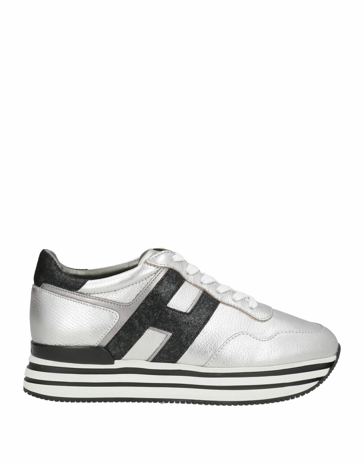 Hogan Womens Sneakers in Silver