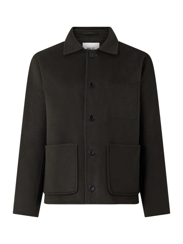 Photo: NN07 - Morgan 8447 Woven Wool-Blend Jacket - Green