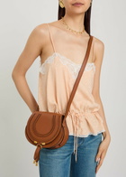 Chloe Marcie Small Grained Leather Saddle bag - Tan - One Size