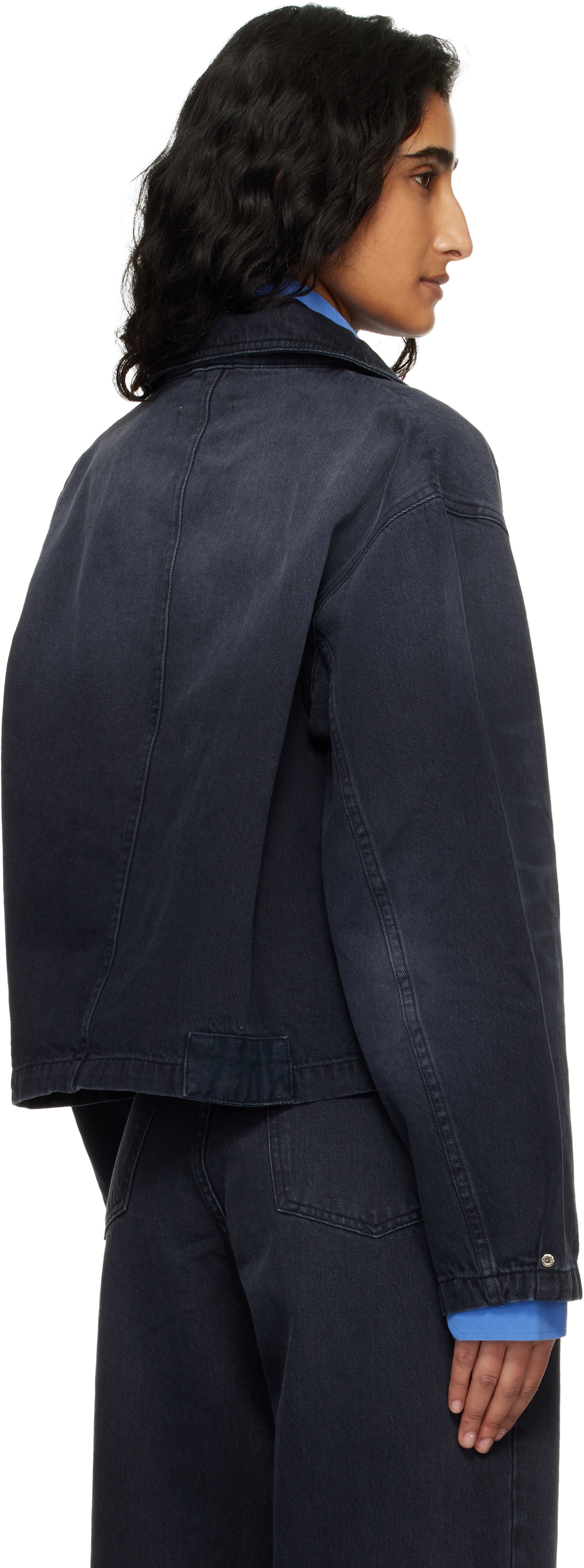 mfpen Black Decorator Denim Jacket