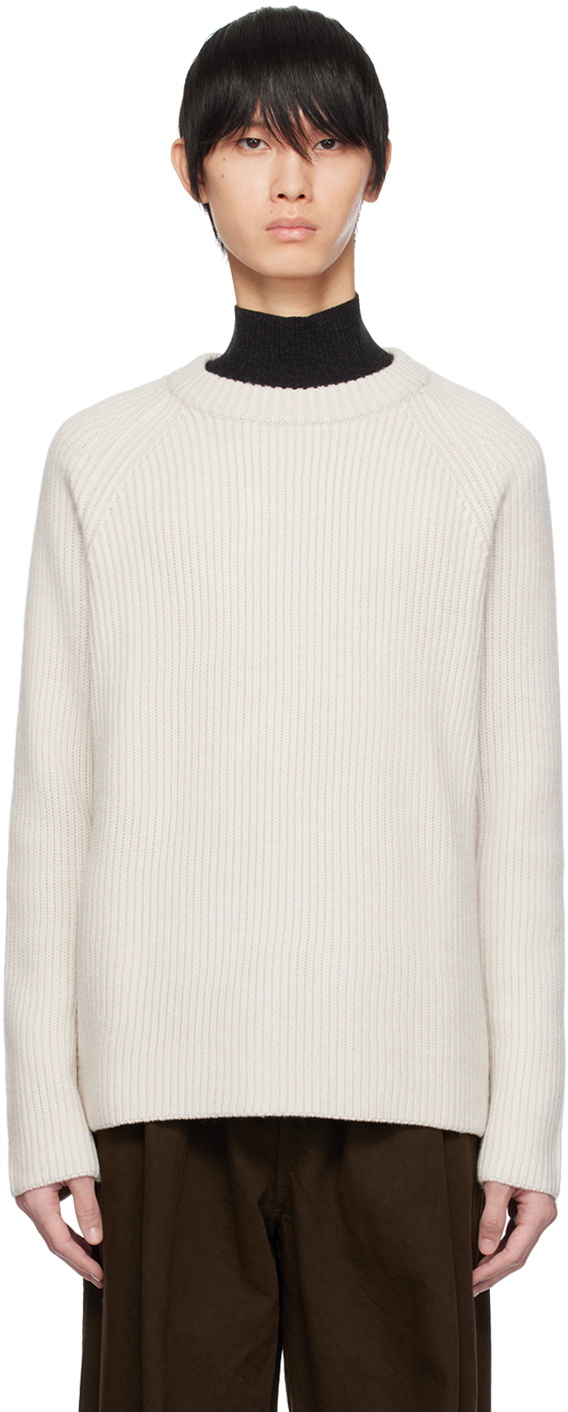 Mark Kenly Domino Tan Studio Off-White Kaleb Sweater