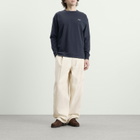 Drôle de Monsieur Men's Drôle Belissima Long Sleeve T-shirt in Navy