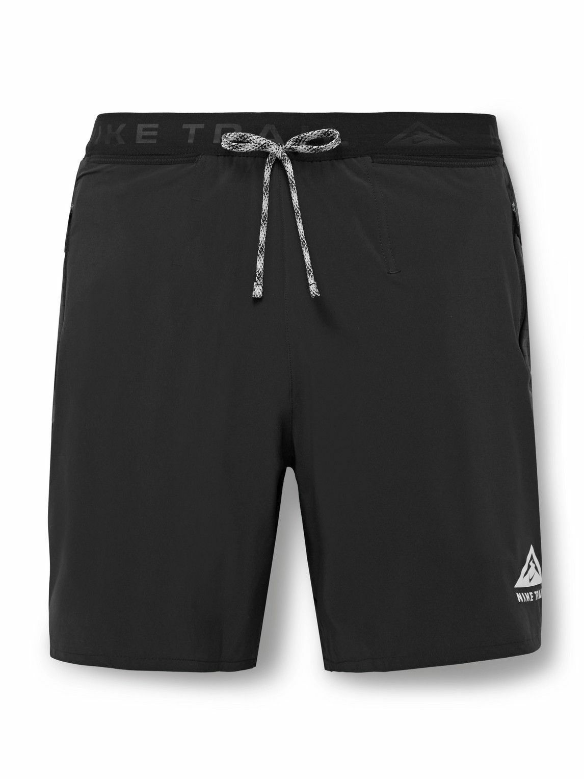 Photo: Nike Running - Trail Second Sunrise Straight-Leg Ripstop-Panelled Dri-FIT Shorts - Black