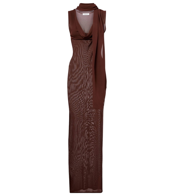 Photo: Aya Muse Scarf-detail draped maxi dress
