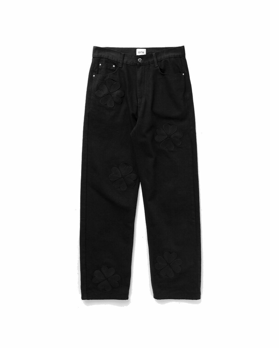 Photo: Arte Antwerp Clover Black Jeans Black - Mens - Jeans