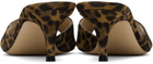 Gianvito Rossi SSENSE Exclusive Brown Elle 55 Mules