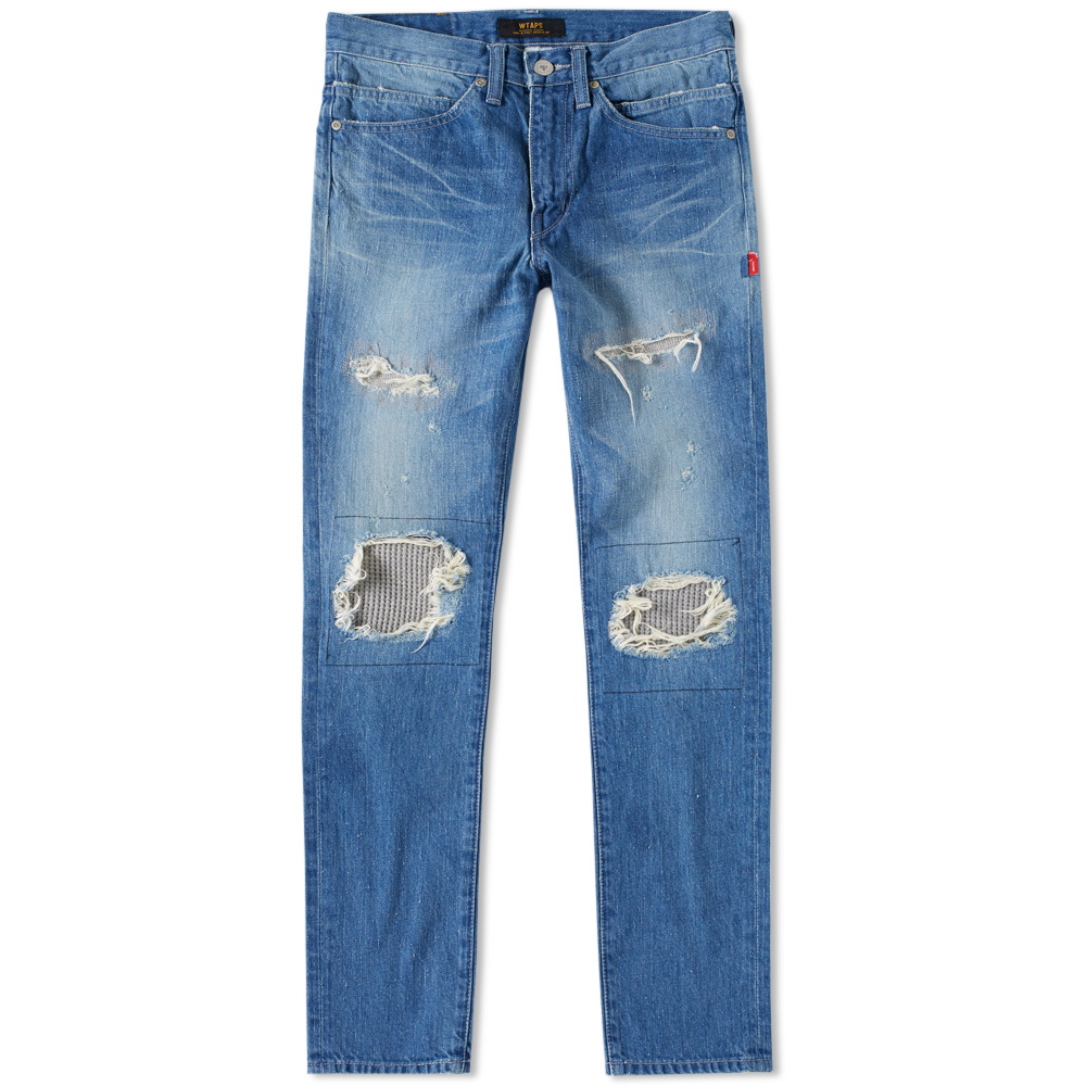 WTAPS Blues Very Skinny Trash Jean