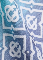 Casablanca Logo-monogrammed Woven Overshirt Blue