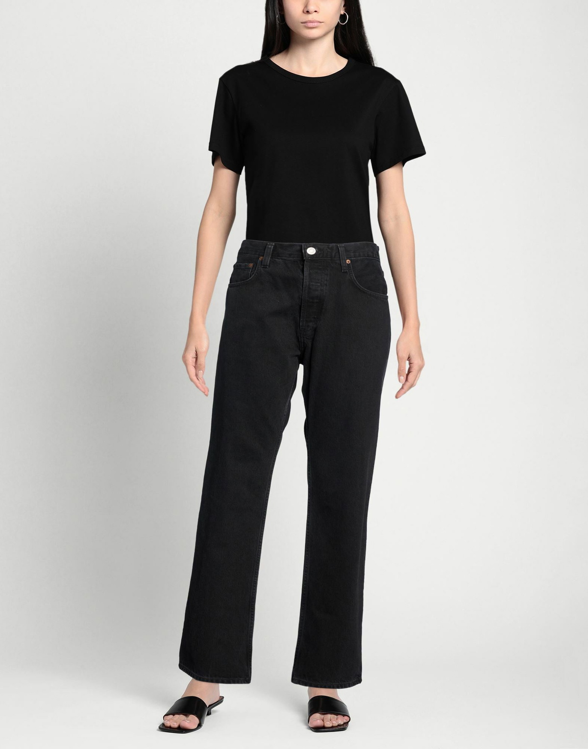 Agolde Womens Jeans in Black