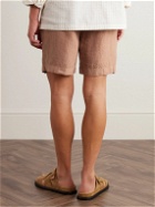 Boglioli - Straight-Leg Linen Shorts - Orange