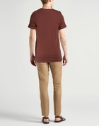 Crossley Mens T-shirt Chocolate in Brown