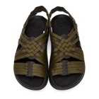 Malibu Sandals Khaki and Black Canyon Sandals