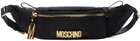Moschino Black Multipocket Nylon Belt Bag