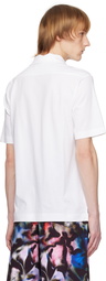 Dries Van Noten White Pocket Polo