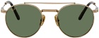 Ray-Ban Gold Round II Titanium Sunglasses