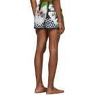 Dolce and Gabbana Black Flower Swim Shorts