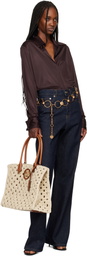 Versace Gold 'La Medusa' 5 cm Chain Belt