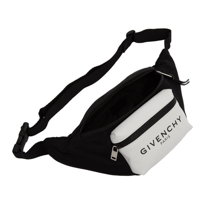 バッグ GIVENCHY LIGHT 3-BUM BAG Nylon Black Givenchy Black and White Light 3 Bum Bag Givenchy