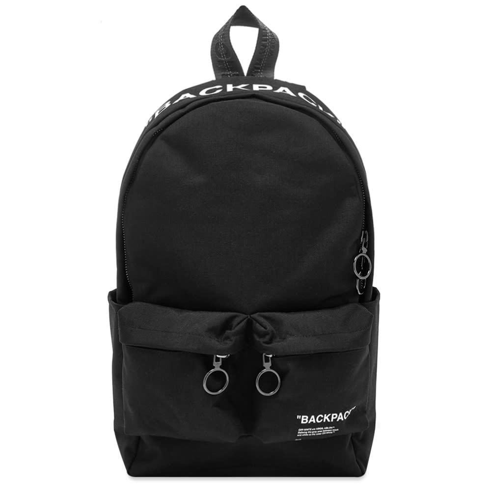 OffWhite Quote All Over Print Backpack OffWhite